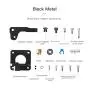 Creality Ender 3 Metal Extruder Kit with 42-40 Stepper Motor, 3D Printer Parts Aluminium Alloy Filament Feeder Bowden Extruder and 42-40 Stepper Motor for Ender 3 V2/Ender 3 Max/Ender 3 Pro (Black)