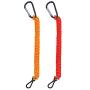 8M0092850 Boat Kill Switch Lanyard Compatible with Mercruiser Marine Emergency Tether - Replacement for 823037A09 Red + Orange Cord 54 Inch/137cm Long Aluminum Alloy Clip