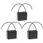 uxcell Ceiling Fan Capacitor CBB61 20uF 350V AC 2 Wires Metallized Polypropylene Film Capacitor 58x48x30mm for Electric Fan Pump Motor Generator 3Pcs
