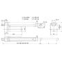 BEMONOC DC 12V Linear Actuator Motor Stroke 150mm 6 inch Heavy Duty 1100N Speed 13mm/s