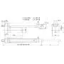 BEMONOC DC 12V Linear Actuator Motor Stroke 300mm 12 inch Heavy Duty 1100N Speed 13mm/s