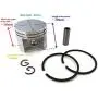 ITACO Piston Kit Assy, Ring Set, Pin, Circlip 1130 030 2000 for STIHL 017 MS170 MS 170 Chainsaw 37MM Motor Engine