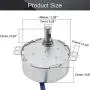 Moteur Synchrone AC pour Tournefeuille Fielect 110V 0.8-1RPM CW/CCW Trou Horizontal 4W TYC-50
(约134个字节) Moteur Synchrone AC pour Tournefeuille Fielect 110V 0.8-1RPM CW/CCW Trou Horizontal 4W TYC-50
(约134个字节)