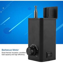 Barbecue Motor, DC 3-12V Output Adjustable BBQ Roast Rotisserie Grill Motor Rotator Barbecue Tool BBQ Rotisserie Motor Kit(US plug)