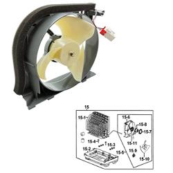 DA97-15765C DA97-12842A DA97-15765A DA31-00340A RMF002ASSA Compatible with Samsung Refrigerator Condenser Fan Motor