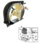 DA97-15765C DA97-12842A DA97-15765A DA31-00340A RMF002ASSA Compatible with Samsung Refrigerator Condenser Fan Motor