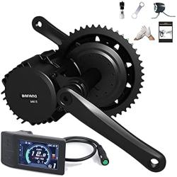 BAFANG 48V 750W Mid Drive Kit, 8Fun BBS02 Electric Bike Mid Mount Motor with Display & Chainring, DIY eBike Conversion Kit for Mountain Bicycle Road Bicycles Commuter Bikes (NO Battery)