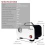 American Fristaden Lab Oilless Vacuum Pump, Fast 10L Per Minute Pumping Speed, Small Portable Vacuum Pump, 20W Oilless Motor and Diaphragm Pump with 1 Year Warranty