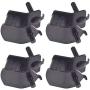 JRL 4Pcs Small Size Anti Vibration Generator Rubber Motor Mounts Fits Honda and More Lawn Mower EB2200 / EG1400 / EG2200 / EB5000 / EB6500