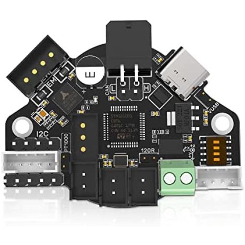 BIQU EBB36 CAN Bus Adapter Board with MAX31865 Hot End PCB Board Filament Break Blockage Detection for 36 Stepper Motor Extruder Nozzle Head Tool for Blv Ender 3