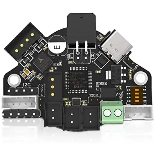 BIQU EBB36 CAN Bus Adapter Board with MAX31865 Hot End PCB Board Filament Break Blockage Detection for 36 Stepper Motor Extruder Nozzle Head Tool for Blv Ender 3