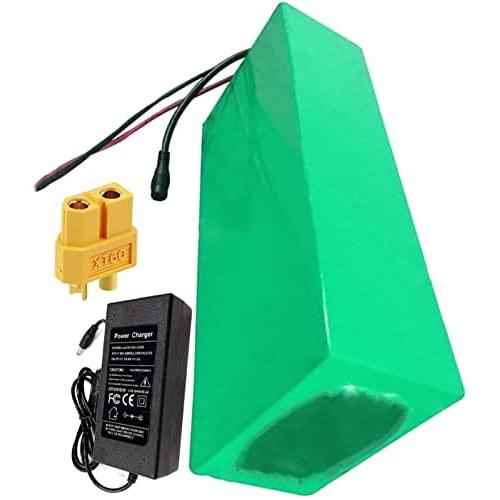 Jieoto E-Bike Li-ion Battery 48V 18AH Rechargeable Electric Bicycle Li-ion Battery Electric Bicycle Moped Battery with Charger, for 200W 350W 500W 800W 1000W Motor