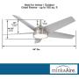 Minka Aire F781L-BNW Chubby 58