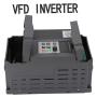 EElabper VFD Variable Frequency Drive Inverter Speed â€‹â€‹Controller Input 220V Single Phase Output Three Phase for 1.5kW Motor