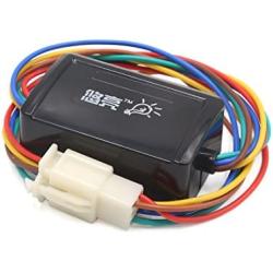 LED Brake Light Tail Stop Lamp Flash Strobe Controller Black for Motorcycle