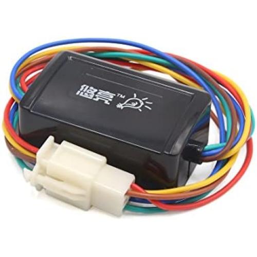 LED Brake Light Tail Stop Lamp Flash Strobe Controller Black for Motorcycle