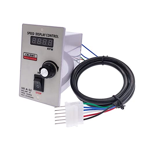 UX-A-52 Digital Display Speed Controller Motor 400W AC 220V Speed Pinpoint Regulator Controller Forward & Backward 50/60hz