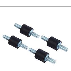 M4 Rubber Mounts Shock Absorbers Anti Vibration Silentblock Car Boat Bobbins, Pack of 4 (M4 10x10mm)