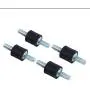 M4 Rubber Mounts Shock Absorbers Anti Vibration Silentblock Car Boat Bobbins, Pack of 4 (M4 10x10mm)