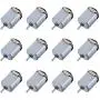 Topoox 12 Pack DC Motor 1.5-3V 15000RPM Mini Electric Hobby Motor for DIY Toys Science Projects