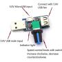 CenryKay DC 5V USB Fan Stepless Speed Controller Regulator Input DC4-12V to 2.5-8V and Speed Control Knob with Switch Function（4PCS)