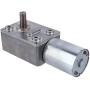 Jadeshay DC Reduction Motor-Reversible High Torque Worm Geared Motor DC 12V Reduction Motor CW/CCW, DC Worm Gear Motor 20RPM