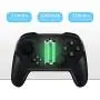 Contrôleur sans fil Nintendo Switch de Singland avec fonction NFC, Manette Switch avec moteur de vibration et capteur gyroscopique 6-axes et fonction Turbo, Joystick sans fil pour Nintendo Switch et PC (Noir) Contrôleur sans fil Nintendo Switch de Singland avec fonction NFC, Manette Switch avec moteur de vibration et capteur gyroscopique 6-axes et fonction Turbo, Joystick sans fil pour Nintendo Switch et PC (Noir)