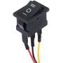 DollaTek 10V-55V 40A Stepless DC Motor Speed Controller with Forward-Brake-Reverse Switch