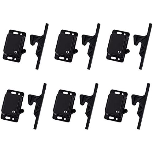 6 Pack Cabinet Door Latch/RV Drawer Latch, Latches for Home and Cabinet Doors, Ideal for RV, Camper, Motor, Home, Trailor, OEM Replacement