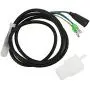 Drfeify E Bike Motor Conversion & Extension Cable 130cm 9 Pin with Waterproof Connector 100% Copper & Plastic for Electric Bike Black