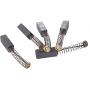 NIOOLIUK 15 Pcs Carbon Brushes with Wire Leads and Brush Springs Attached 19mm x 7 mm x 6 mm for Generic Electric Motor