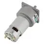 DC 12V/24V 35W Micro-Reduction Gear Motor Metal Gear Motor Speed Adjustable CW/CCW Suitable for Office, Home Automation, Production Renovation, Safety Equipment(12v100 Turn)