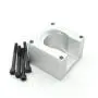 Nema23 Stepper Motor Mount Base 57 Stepping Motor Bracket Clamp Support Holder with 4pcs Installation Screws Aluminium Oxide for CNC Router Machine