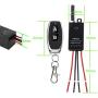 dstfuy Wireless Remote Switch,2 Way Mini Remote Switch DC 5V/12V/24V/48/10A Relay Wireless Light Switch with 328FT Long Range for Motor,LED Light,Wireless Security Alarm