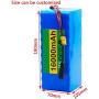 Wnicek 36V Li-Ion Battery Pack 16AH 10S 5P E-Bike Battery Battery Suitable for Motors Up to 500W with Charger and BMS Used for Airplane Models Power Tools Scooters