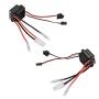 ESC With Brake,320A Brushed ESC Electronic Speed Controller With Brake for RC Car Boat