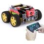 Adeept 4WD Smart Robot Kit for Raspberry Pi 4 3 Model B+ B , OpenCV Target Tracking, Real-Time Video Transmission, AWR Robotic Car Kit Adult with PDF