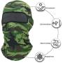 2 Pieces Bandana Face Hat for Outdoor Motorcycle Ski Mask Winter Sun Camouflage Face Cover for Sports Windproof Dustproof