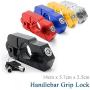 Motorcycle Locks Heavy Duty Anti Theft Adjustable Bike Handlebar Lock for Protection Universal ATV Alloy CNC Handle Throttle Grip Security Lock with 2 Keys,Motorcycle Lock