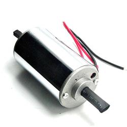 Chrome CNC Gear Motor 300W 12000RPM Air Cool Brush Spindle Motor DC 12V-48V