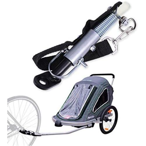 Homoyoyo Bike Trailer Coupler Attachment Hitch Quick Release Linker Adapter Bicycle Rear Trailer Replacement Axle Mount Hitch Parts Style 1