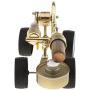 Teerwere Stirling Engine Motor Retro Metal Stirling Car Engine Motor Kit Science Technology Toy Props Gifts (Color : Gold, Size : One Size)