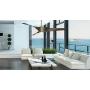 Minka-Aire F832L-VI Triple 60 Inch Ceiling Fan with Integrated LED Light and DC Motor in Vintage Iron Finish