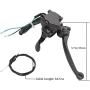 Rain King 78 22mm Thumb Throttle Brake Lever Controller Compatible for 50cc 90cc 150cc 250cc ATV Quad Roketa Taotao Sunl Kazuma Go Kart 110 Atv Thumb Throttle Duel Brake with Throttle Cable