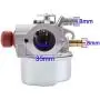 Venseri 640004 OHH55 OHH60 Carburetor with Primer Bulb Air Filter Tune Up Kit for Tecumseh OHH45 OHH50 OHH55 OHH60 OHH65 Engine Lawn Mower 640014 640025 640117B