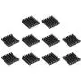uxcell Electronic Radiators Heatsink for MOS GPU IC Chip Black 28 x 28 x 6 mm 10pcs