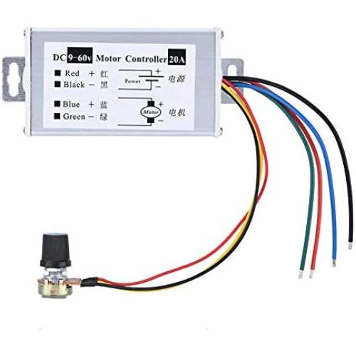 Motor Speed Regulator Motor Speed Controller Switch Adjustable DC 9V to 60V PWM 25KHz