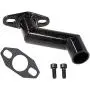 JRL 32mm-40mm Black Offset Intake Manifold and Gasket For 49cc 66cc 80cc Motorized Bike Motorised Bicycle (Black) JRL 32mm-40mm Black Offset Intake Manifold and Gasket For 49cc 66cc 80cc Motorized Bike Motorised Bicycle (Black)