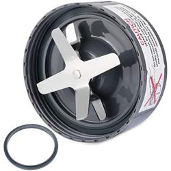 Blender Blade Replacement – New Bearing Replacement Blade Compatible with NutriBullet 900W/600W – Cross Blender Blade with O-Ring Sealing Gasket – Premium Stainless Steel Blade