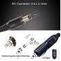 Fochutech 12V Portable Cigarette Lighter Male Plug Charger DC Power Supply Power Cord (Plug for Double Seated)
